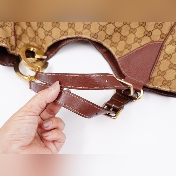 ❌️❌️SOLD❌️❌️AL33❤️Gucci Charlotte Tote GG Canvas - Picture 6 of 12